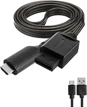 WII to HDMI Adapter, WII HDMI Cable 1080P Full HD Device Video Converter for PC HDTV Monitor Display, Compatible with Nintendo Wii, Wii U All Display Modes