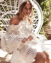 THURLEY HEAVEN SCENT SHOE STRING STAPS DRESS 100% LINEN WHITE NEW TAGS RRP $799