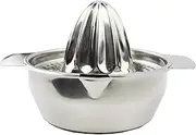 Stainless Steel Manual Juicer Fruit Lemon Lime Orange Squeezer with Bowl Juicer Strainer