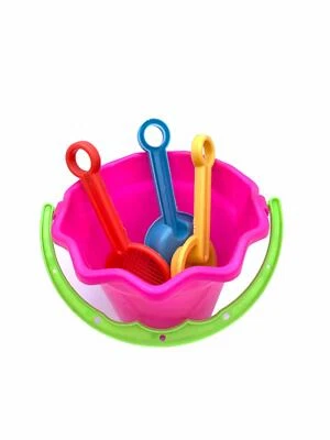 4 Pcs Kids Sand Beach Toys | Castle Bucket Spade Shovels | Toys | Birthday Gift