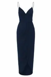 SHONA JOY Core Cocktail Midi Dress Navy Size 6 RRP $280 NEW NWT BNWT see Video