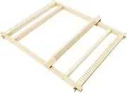 Hellery Wooden Weaving Loom Weaving Frame Loom for Kids DIY Craft Hand Knitting