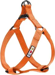 Pawtitas Solid Color Step in Dog Harness Or Vest Harness Dog Training Walking of Your Puppy Harness Dog Harness Extra Small Orange