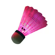 LED Badminton Shuttlecocks 4 Pack Sport Lighting Birdies Glow In Dark Balls s