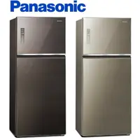 在飛比找樂天市場購物網優惠-Panasonic國際牌 650L雙門無邊框玻璃系列電冰箱 