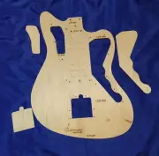 Jazz Master Guitar Body And Pickguard Router Template Set JM1