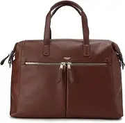 Knomo Audley Leather Purse Laptop Tote Bag Shoulder Bag, Handbag for Women