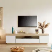 Cuppa Coastal White TV Cabinet