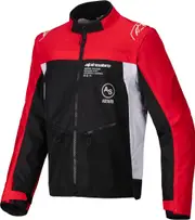 Alpinestars Pro-Dura Motocross Jacket, black-white-red, Size 2XL for Men Black White Red