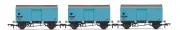 Hornby R60115 OO Gauge 12T Fish Van, Three Pack, BR - Era 6