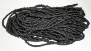 Seed Beads Black Matte Opaque Glass Czech Full Hank 11/0