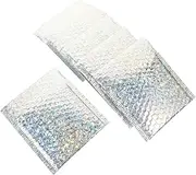 SECFOU Aluminum Foil Film 20pcs Adhesive Envelopes Mailers Mailing Bags Self-Adhesive Seals Small Business Shipping Bags