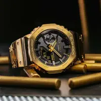 在飛比找momo購物網優惠-【CASIO 卡西歐】G-SHOCK 全金屬系列 太陽能 藍