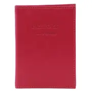 Pierre Cardin Leather Passport RFID Wallet Holder/Cover - Fuchsia