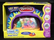 Play-Doh Make'n Display Stage Show Toy Light Up Aquarium Fish Tank Kid's Fun