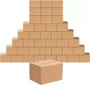 40 Pack 8x6x6 inches Shipping Boxes Corrugated Cardboard Boxe for Packing Moving
