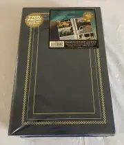 Vintage Holson Burnes Twin Pack Photo Albums Hold Up To 600 Photos Blue NEW