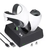 Charging Station for PS VR2 Controller Dual Fast Charging Dock with LED Light