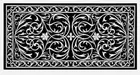 36"x24" Black Marble Dining Table Top Mother of Pearl Stone Inlay Sofa Table