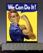 Miller Engineering We Can Do It Animated Neon Billboard Small for HO and N Scale