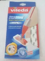 Vileda ProMist Spray Mop Refill Microfibre Pad Quick Easy no need for a bucket