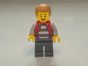 Lego Minifigure Police - Crook Hacksaw Hank NEW