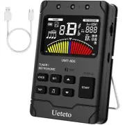 Ueteto Metronome Tuner for All Instruments, Rechargeable Digital Metronome wi...