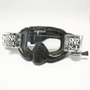 Rip N Roll Hybrid Motocross MX Moto-X Enduro Roll Off Goggles - Black