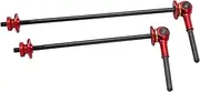 1 Pair Mountain Cycle Quick Release Lever, Ti Alloy Carbon Fiber Axle Skewer Lever Hub, Lightweight Cycle Quick Release Axle Skewer for Cycling