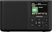 Kenwood CR-M33DAB-B Portable DAB+ Radio with Bluetooth, Integrated Li-Ion Battery & 6.1 cm Colour Display, USB-C Charging Port, Headphone Output (Stereo), Black