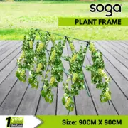 SOGA Plant Climbing Frame Tube Garden Trellis Vine Rack Plant Support 90cm