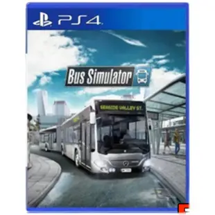 <switch周邊>【極光電玩】PS4二手游戲光碟光盤 模擬巴士 Bus 巴士模擬器