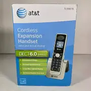 NIB AT&T Cordless Expansion Handset TL90078 Dect 6.0 Digital With Charger Base