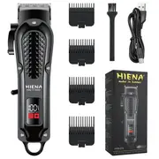 NNEOBA Electric Hair Clipper & Beard Trimmer USB Cordless Tool for Men Black