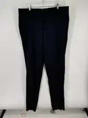 Canali Men's Blue Windowpane Wool Dress Pants Size 42 Suit Career Wedding