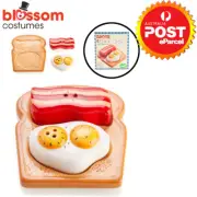 NG268 Bacon & Egg Novelty Salt & Pepper Shakers Mill Set Mini Spice Ceramic Gift