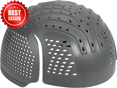 Skullerz 8945F Bump Cap Insert with Extra Venting Fits Baseball Hat Charcoal