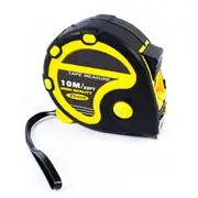 Measuring Rule Tool 10m Retractable Tape Measure 3-Way Lock Metric Rubber