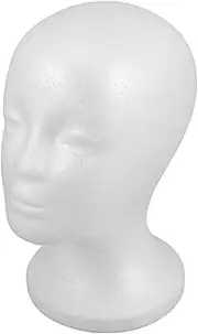 VICASKY Wig Display Mannequin Head Stand for Hats and Wigs Durable Head for Versatile Styling for DIY Projects Home Salon Use Realistic Appearance for Attractive Presentation