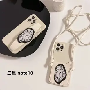 原創卡包斜背手機殼 適用 三星 note8 note9 note10 note1-3C玩家