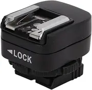 Hot Shoe Adapter,TF‑334 Hot Shoe Adapter with Extra PC Sync Connection Port,for Sony A7, A9 Series Camera to for Canon for Nikon Flash Speedlite