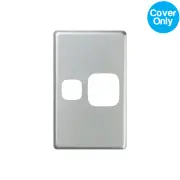 HPM Excel Vertical Single Powerpoint Matt Silver Metal Cover