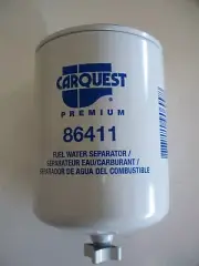 Carquest Premium Fuel Filter Water Separator Element 86411 for International
