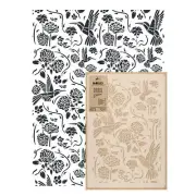 ORIENTAL reusable PLASTIC Wall STENCIL Template 25.6"x37.4" BIRD CHINOISERIE