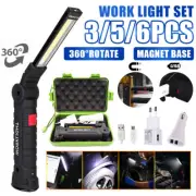 Bikight COB LED Multifunction Folding Work Light Set USB Rechargeable