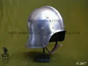 18GA Medieval knight steel German Sallet Helmet Armor Helmet Halloween Helmet