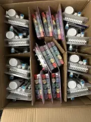 24 Bulk Wholesale Toothbrush Sets Wrapped Classic Medium Soft With Cap !!