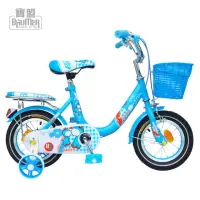 在飛比找momo購物網優惠-【寶盟BAUMER】12吋親子鹿腳踏車-水藍(兒童腳踏車、童