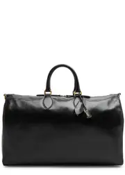 Khaite Pierre Leather Holdall - Black ONE SIZE
