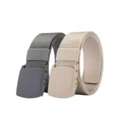 150cm Men's Military Automatic Buckle Nylon Belt Outdoor Hunting Multifunctio:PW